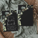 Search for black and white brunch invitations Rustic