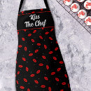 Search for lip print aprons For her