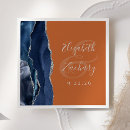Search for navy and orange napkins Modern