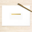 Search for blank gold return address labels For her