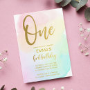 Search for rainbow ombre invitations Pastel