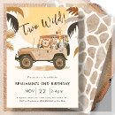 Search for baby elephant birthday invitations Two wild