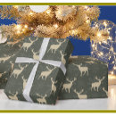 Search for gold reindeer wrapping paper Merry christmas
