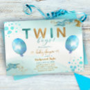 Search for twins baby shower invitations Simple