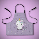Search for purple unicorn aprons Pastel