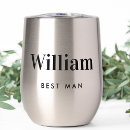 Search for initial tumblers Best man