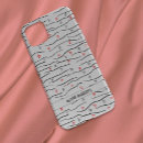 Search for lines pattern iphone cases Black and white