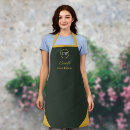 Search for forest green aprons Stylish