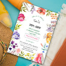 Search for spring summer flyers Floral