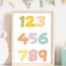 Search for number posters baby kids Colourful