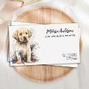 Search for labrador retriever business cards Pet sitter