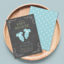 Search for chalkboard baby boy shower invitations Twins