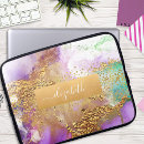 Search for purple and gold laptop cases Girly