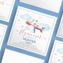 Search for airplane square invitations Party
