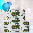 Search for green tractor wrapping paper Birthday