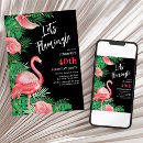 Search for flamingo party invitations Modern