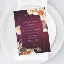 Search for orange and plum invitations Bride