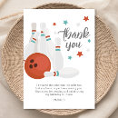 Search for bowling thank you cards For kids