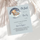 Search for cloud baby boy shower invitations We can bearly wait