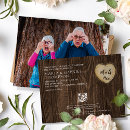 Search for 50th anniversary save the date postcards Rustic