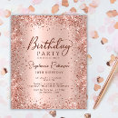 Search for 18th birthday invitations Glitter