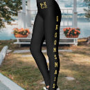 Search for bridal leggings Black and gold