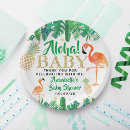 Search for beach baby shower plates Watercolor