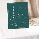 Search for emerald green wedding signs Minimalist