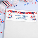 Search for 4th of july return address labels Vintage