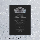Search for black crown invitations Royal