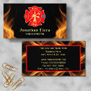 Search for fire department business cards Fireman