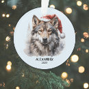 Search for arctic wolf christmas tree decorations Snow