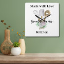 Search for kitchen clocks Made with love