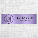 Search for purple name tags Corporate