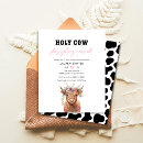 Search for cattle 4x5 invitations For her