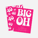 Search for big 40th birthday invitations Forty