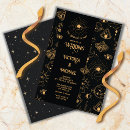 Search for astrology wedding invitations Gothic