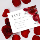 Search for red rose wedding rsvp cards Burgundy