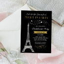 Search for gold and black hen party invitations For her
