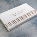 Search for piano teacher business cards Music