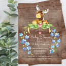 Search for moose baby shower invitations Forest