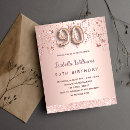 Search for rose gold birthday invitations Modern