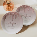Search for rose gold paper plates Drips