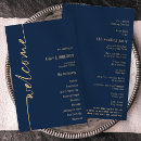 Search for navy and gold wedding programs Calligraphy