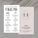 Search for laminated business cards Eyebrows