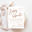 Search for pumpkin baby sprinkle invitations Gender neutral