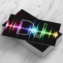 Search for dj business cards Deejay