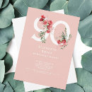 Search for red 90th birthday invitations 90 years old