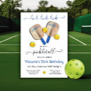 Search for pickleball birthday invitations Watercolor