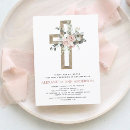 Search for dusty pink christening invitations Cross